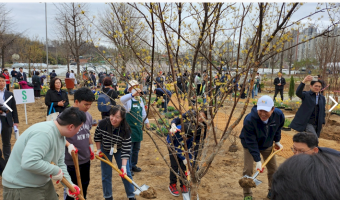 '동행매력 정원도시 서울' 만들기 행사에 참여한 직업적응훈련생들 소감들