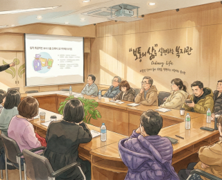 지역주민 직업설명회 AI 이미지